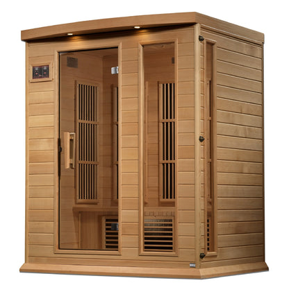 Maxxus 3-Person Near Zero EMF FAR Infrared Sauna (MX-K306-01-ZF) Maxxus