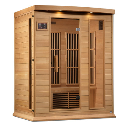 Maxxus 3-Person Near Zero EMF FAR Infrared Sauna (MX-K306-01-ZF) Maxxus