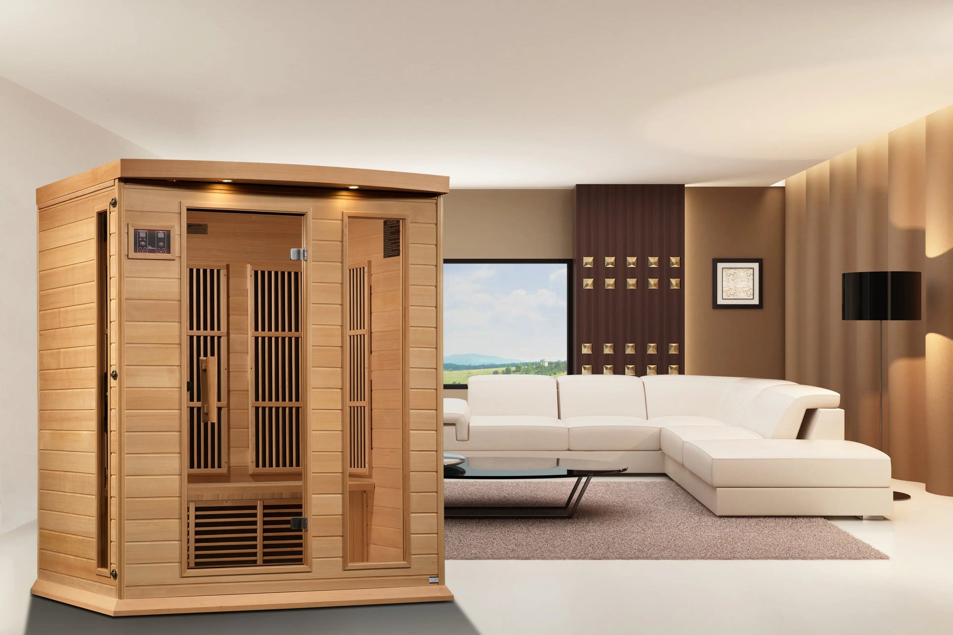 Maxxus 3-Person Low EMF FAR Infrared Sauna (MX-K306-01) Maxxus