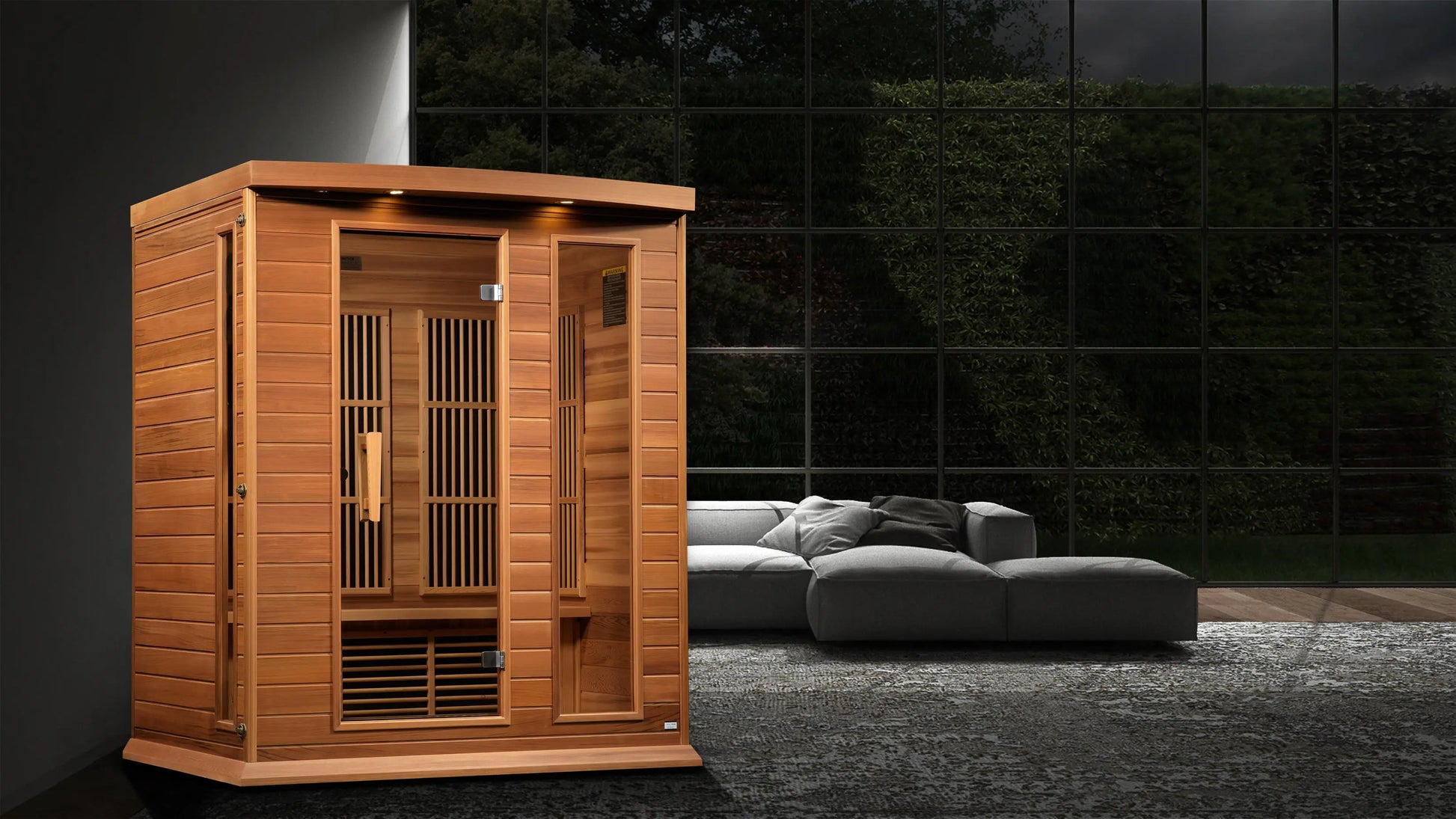 Maxxus 3-Person Near Zero EMF FAR Infrared Sauna (MX-K306-01-ZF CED) Maxxus