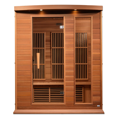 Maxxus 3-Person Near Zero EMF FAR Infrared Sauna (MX-K306-01-ZF CED) Maxxus
