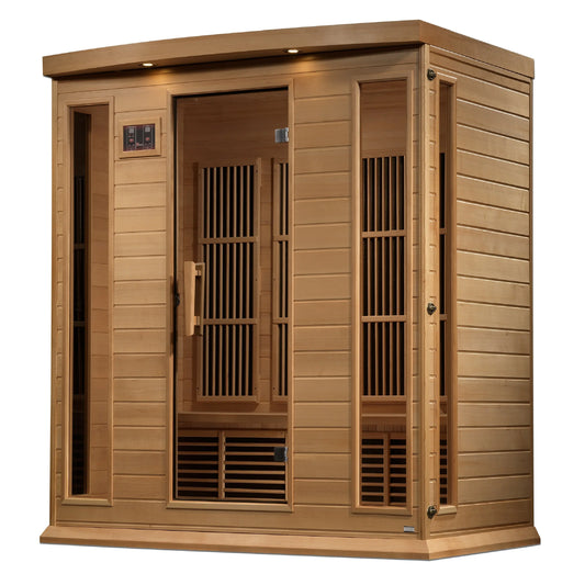 Maxxus 4-Person Near Zero EMF FAR Infrared Sauna (MX-K406-01-ZF) Maxxus