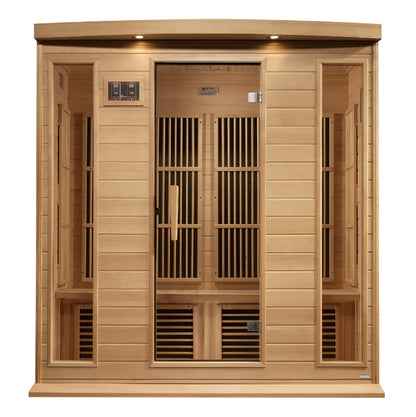 Maxxus 4-Person Near Zero EMF FAR Infrared Sauna (MX-K406-01-ZF) Maxxus