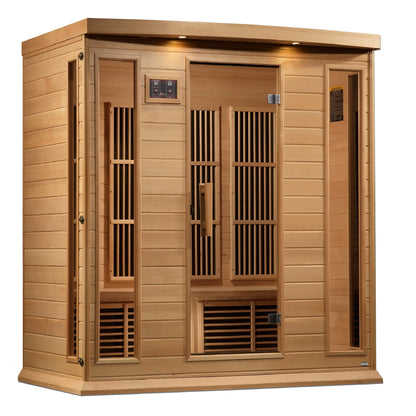 Maxxus 4-Person Near Zero EMF FAR Infrared Sauna (MX-K406-01-ZF) Maxxus