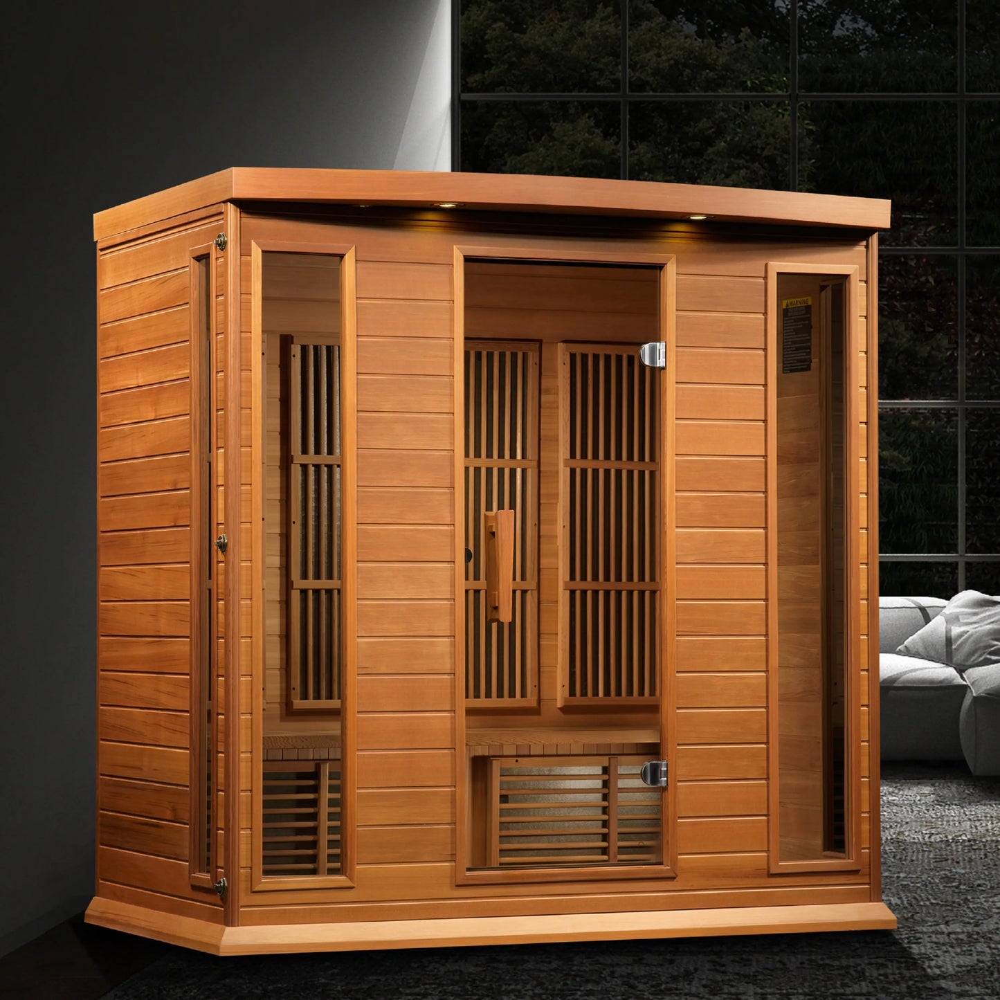 Maxxus 4-Person Low EMF FAR Infrared Sauna (MX-K406-01 CED) Maxxus