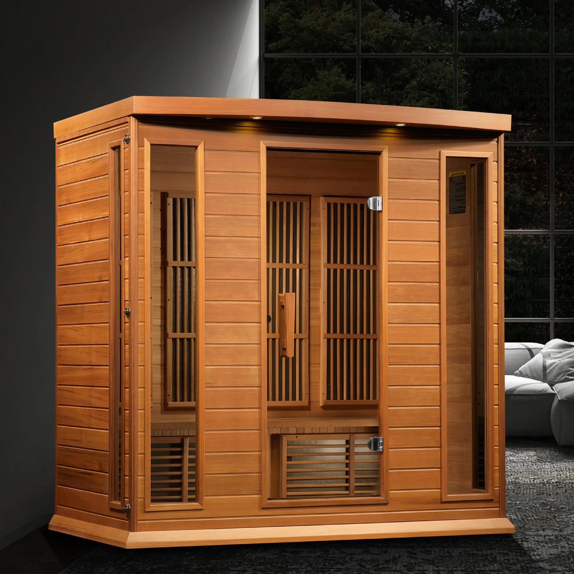 Maxxus 4-Person Low EMF FAR Infrared Sauna (MX-K406-01 CED) Maxxus