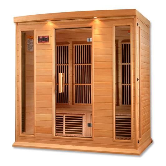 Maxxus 4-Person Low EMF FAR Infrared Sauna (MX-K406-01) Maxxus