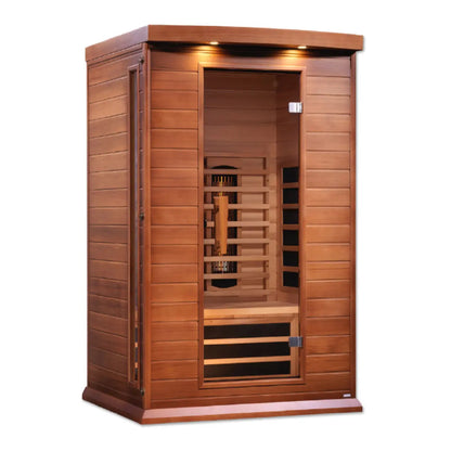 Maxxus 2-Person Full Spectrum Near Zero EMF FAR Infrared Sauna (MX-M206-01-FS CED) Maxxus