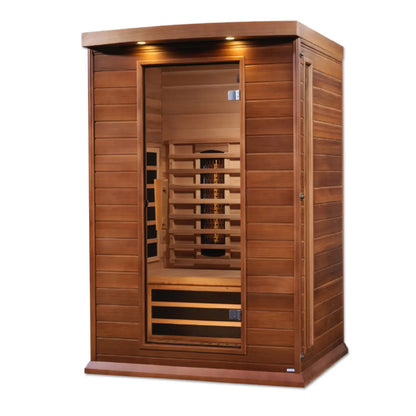 Maxxus 2-Person Full Spectrum Near Zero EMF FAR Infrared Sauna (MX-M206-01-FS CED) Maxxus