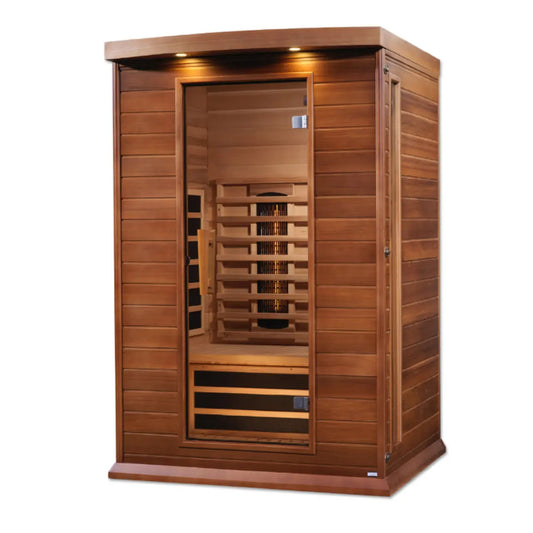 Maxxus 2-Person Full Spectrum Near Zero EMF FAR Infrared Sauna (MX-M206-01-FS CED) Maxxus