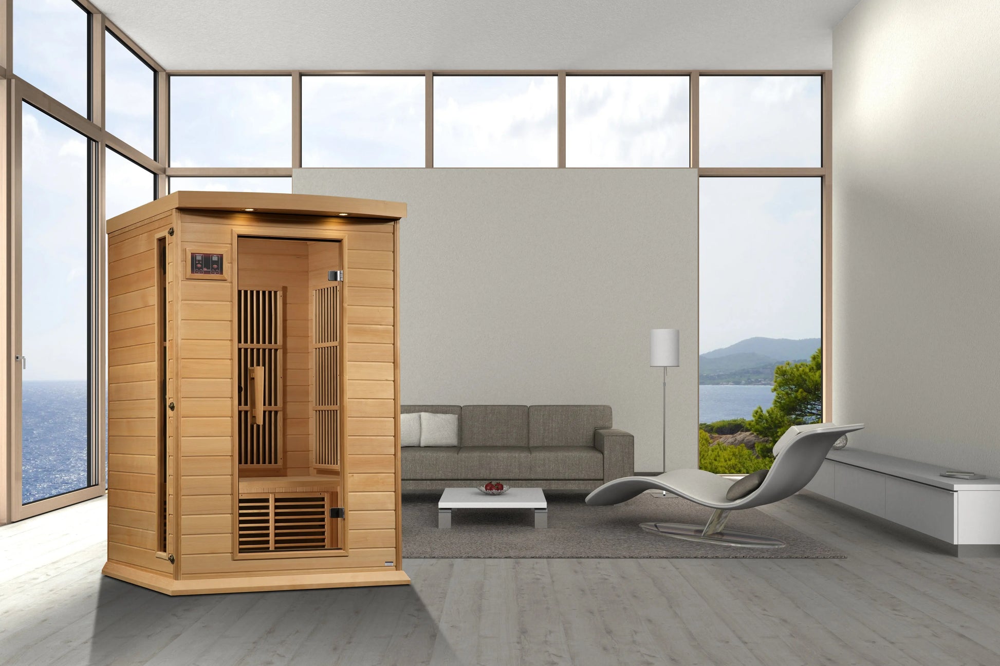 Maxxus 2-Person Low EMF FAR Infrared Sauna (MX-K206-01) Maxxus