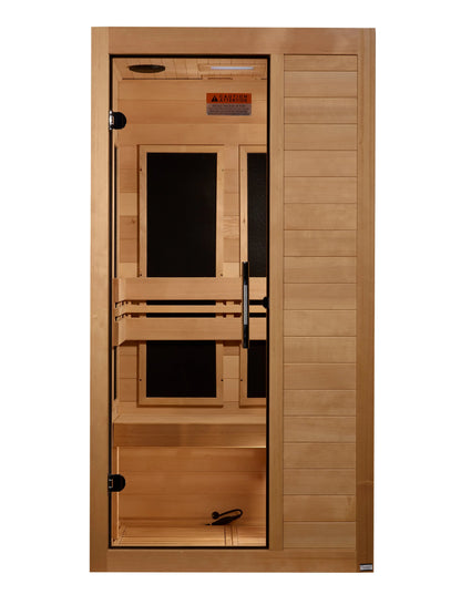 Maxxus "S-Line" Yoga 1-Person Low EMF FAR Infrared Sauna (MX-S106-01) Maxxus