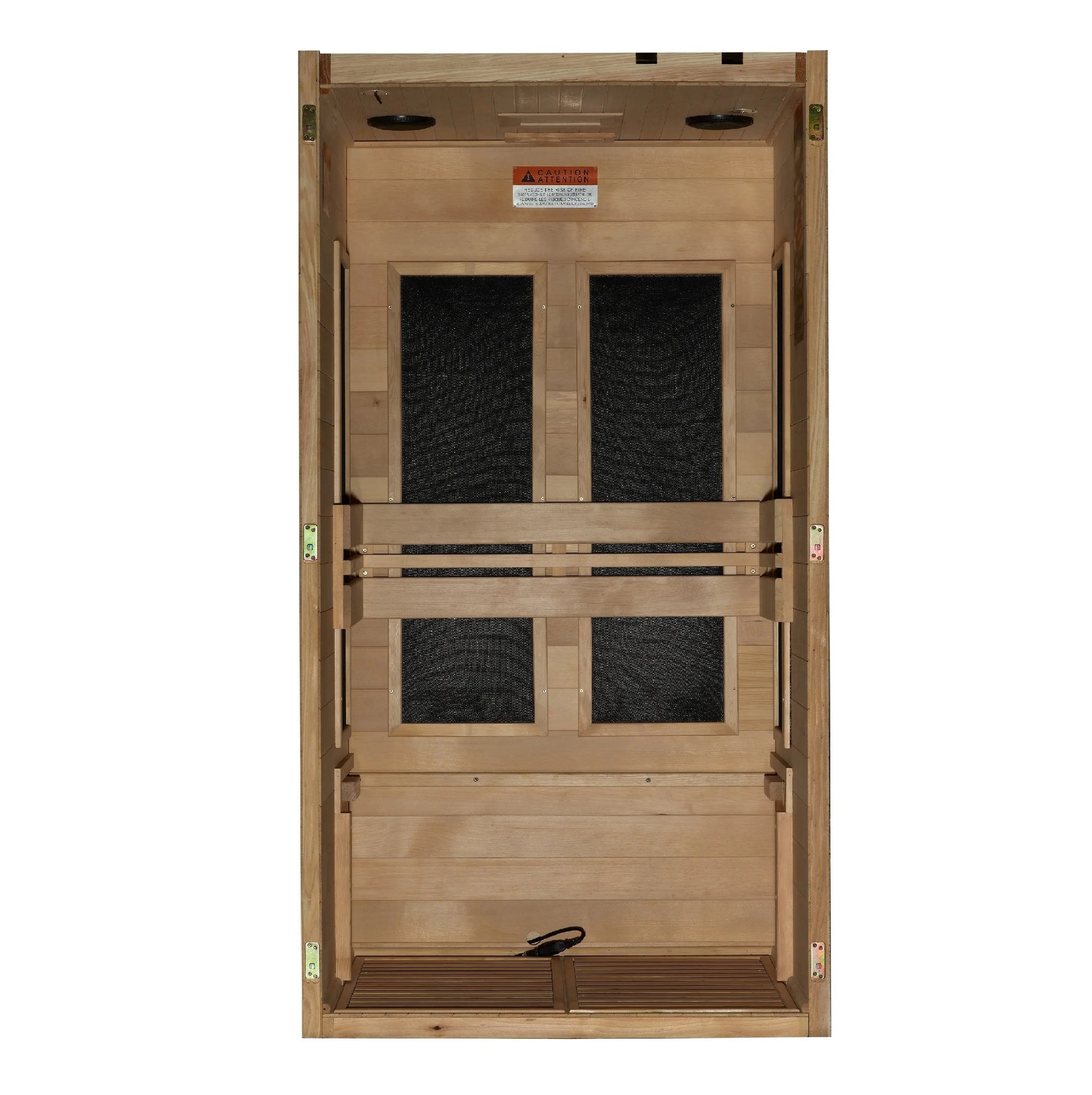 Maxxus "S-Line" Yoga 1-Person Low EMF FAR Infrared Sauna (MX-S106-01) Maxxus