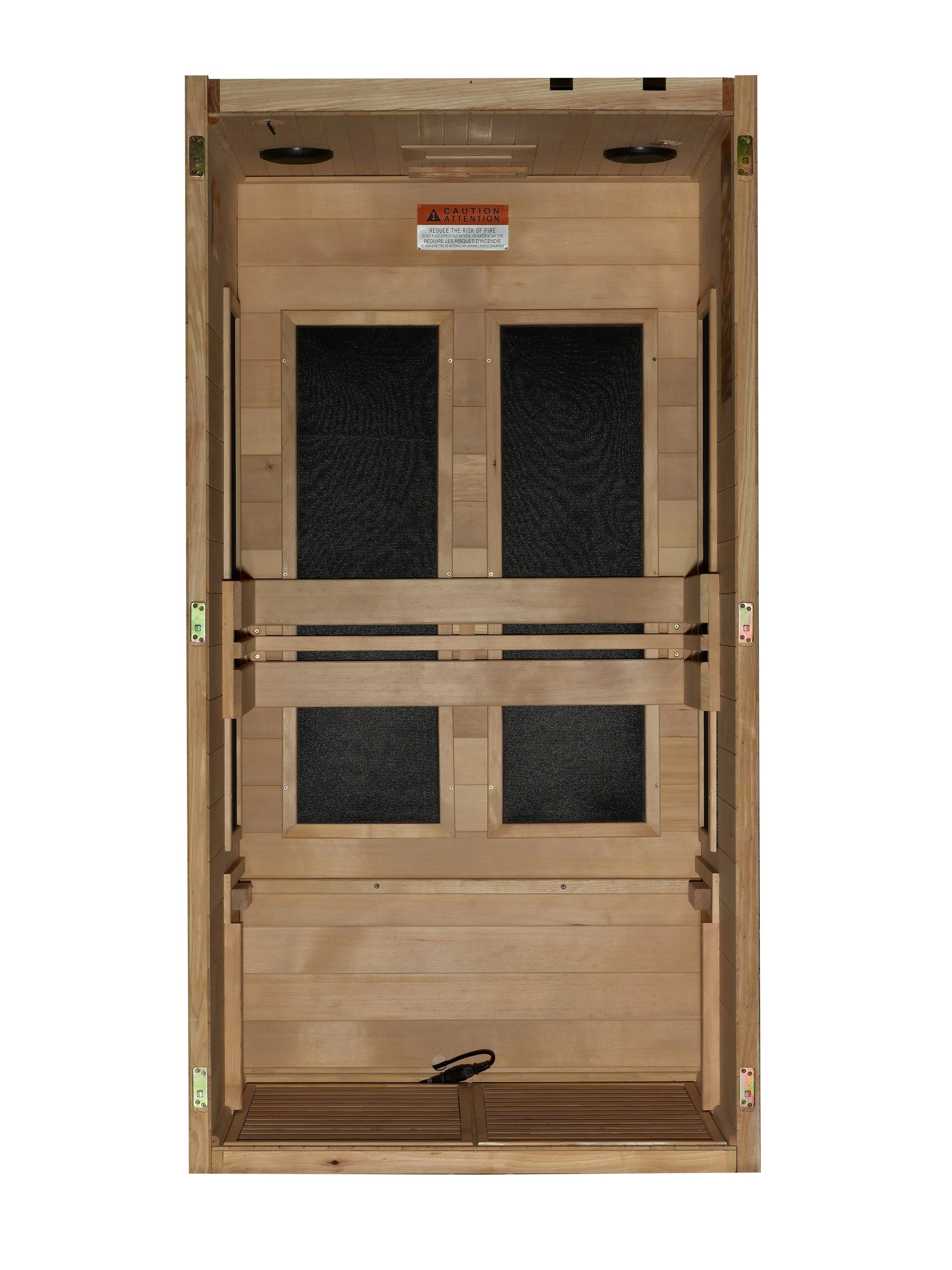 Maxxus "S-Line" Yoga 1-Person Low EMF FAR Infrared Sauna (MX-S106-01) Maxxus