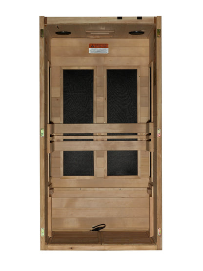 Maxxus "S-Line" Yoga 1-Person Low EMF FAR Infrared Sauna (MX-S106-01) Maxxus