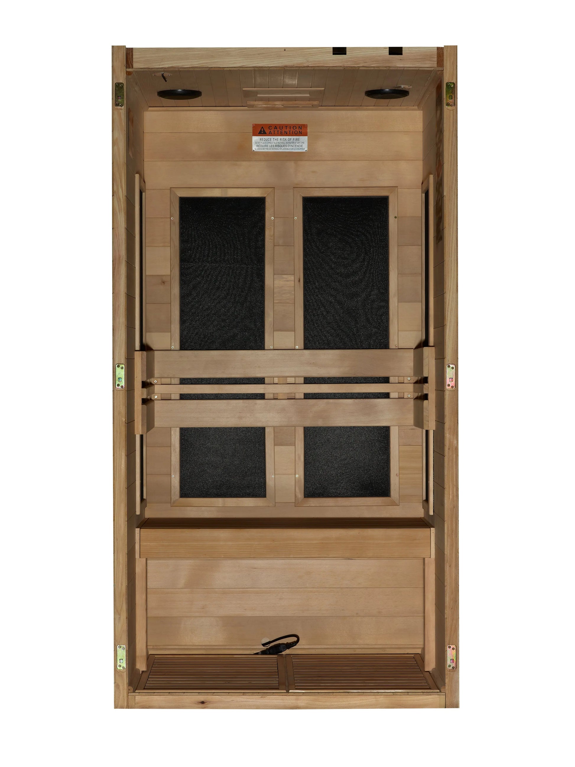 Maxxus "S-Line" Yoga 1-Person Low EMF FAR Infrared Sauna (MX-S106-01) Maxxus