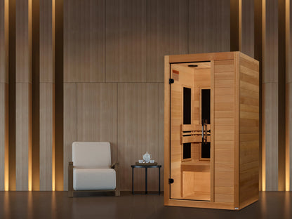 Maxxus "S-Line" Yoga 1-Person Low EMF FAR Infrared Sauna (MX-S106-01) Maxxus