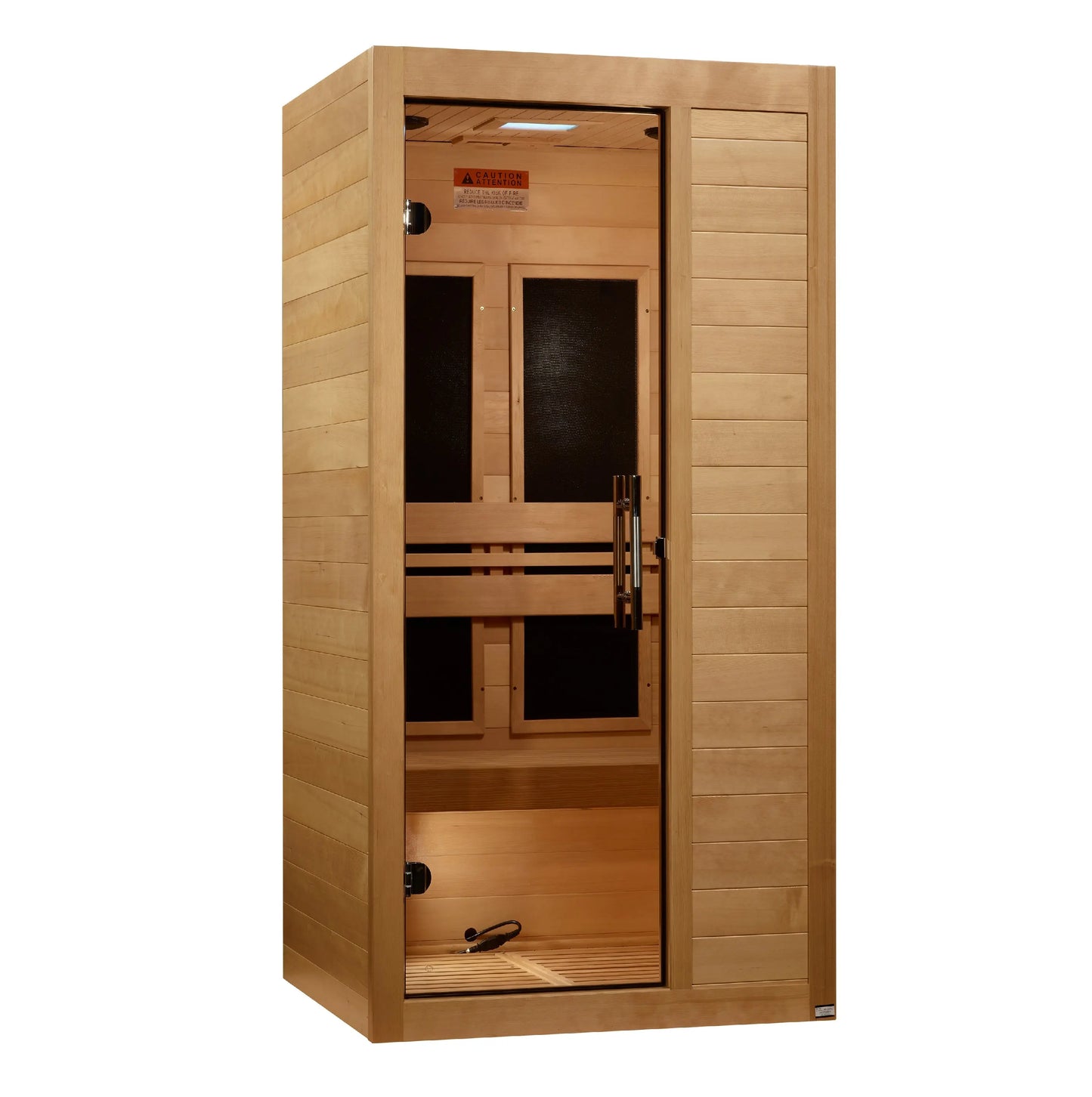 Maxxus "S-Line" Yoga 1-Person Low EMF FAR Infrared Sauna (MX-S106-01) Maxxus