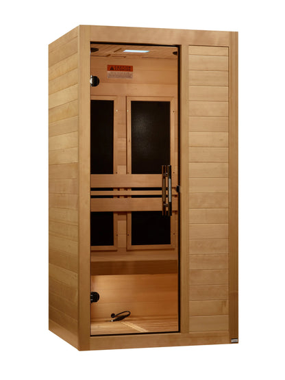 Maxxus "S-Line" Yoga 1-Person Low EMF FAR Infrared Sauna (MX-S106-01) Maxxus