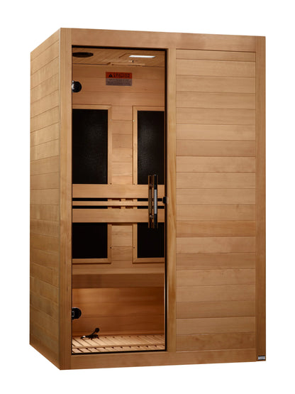 Maxxus "S-Line" Yoga 2-Person Ultra Low EMF FAR Infrared Sauna (MX-S206-01 Elite) Maxxus