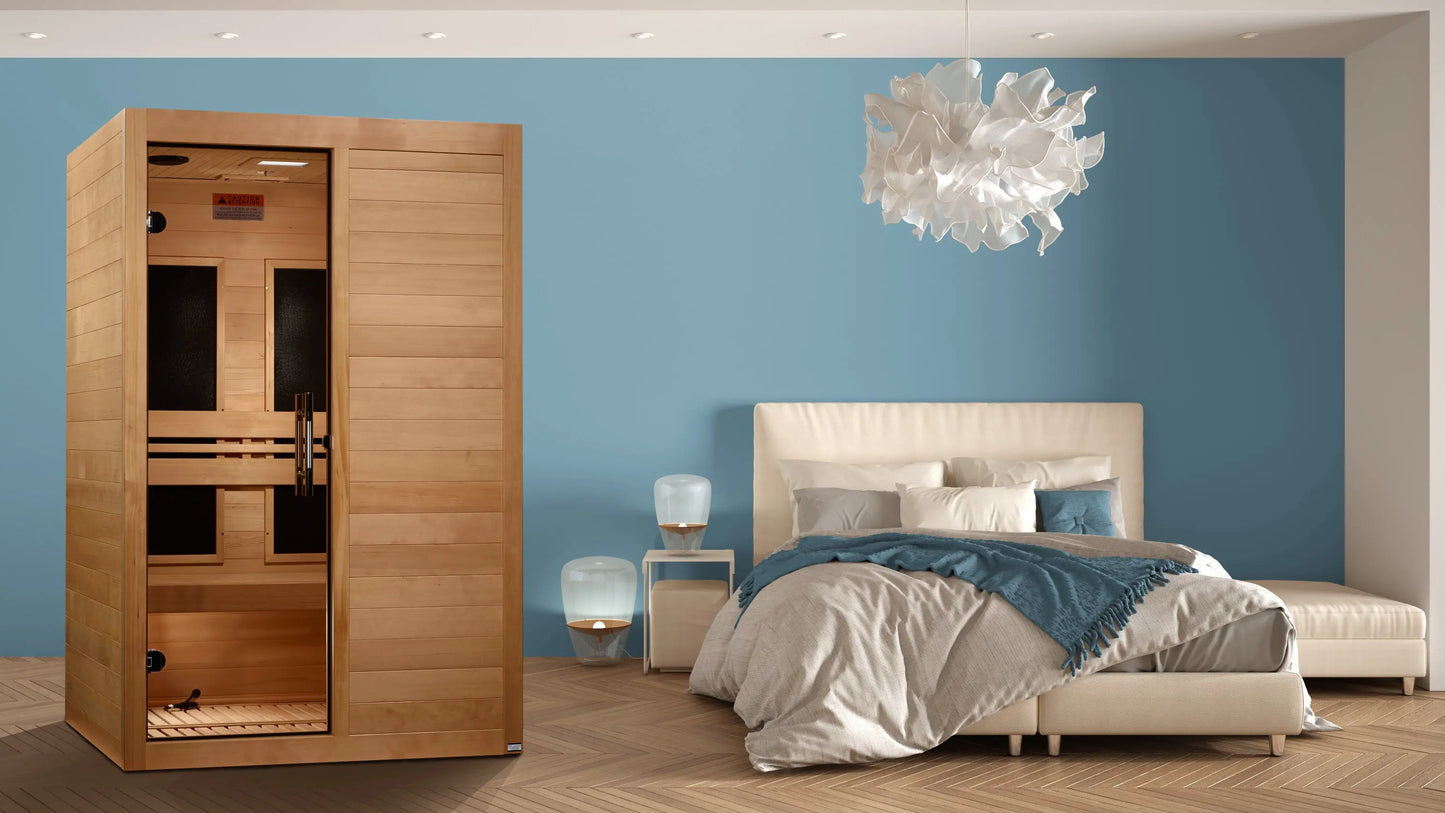 Maxxus "S-Line" Yoga 2-Person Low EMF FAR Infrared Sauna (MX-S206-01) Maxxus