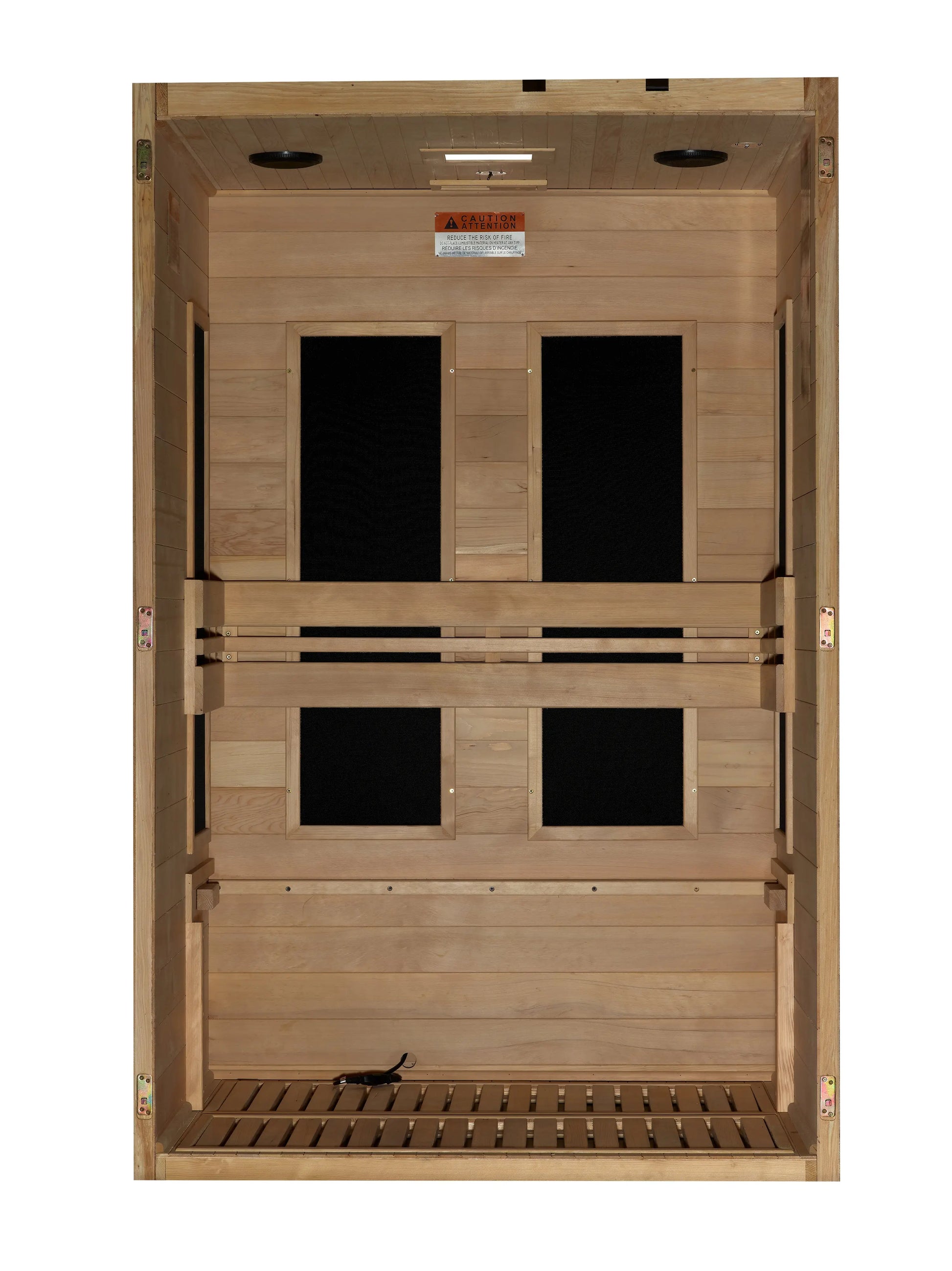 Maxxus "S-Line" Yoga 2-Person Low EMF FAR Infrared Sauna (MX-S206-01) Maxxus