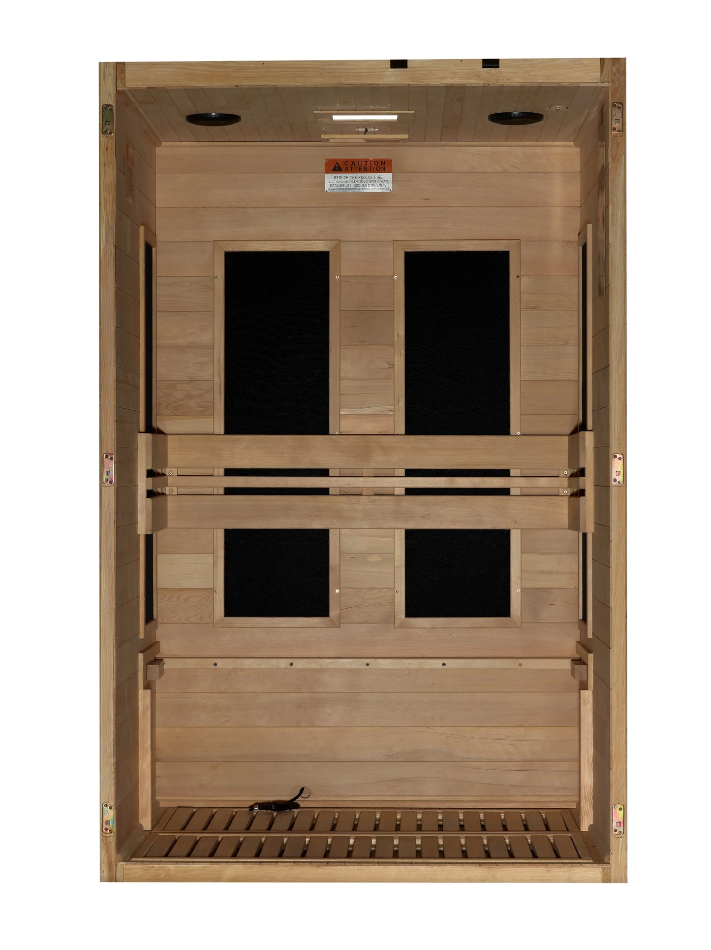 Maxxus "S-Line" Yoga 2-Person Ultra Low EMF FAR Infrared Sauna (MX-S206-01 Elite) Maxxus