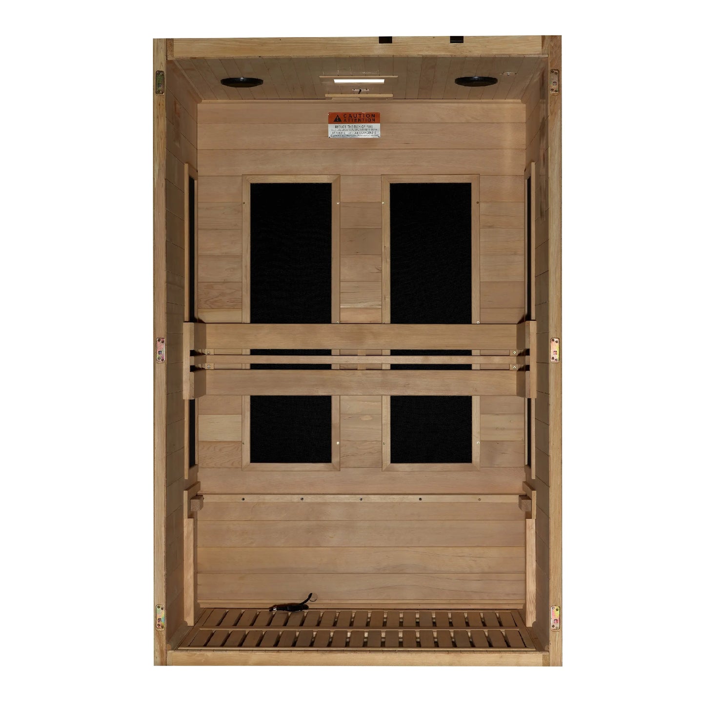 Maxxus "S-Line" Yoga 2-Person Low EMF FAR Infrared Sauna (MX-S206-01) Maxxus