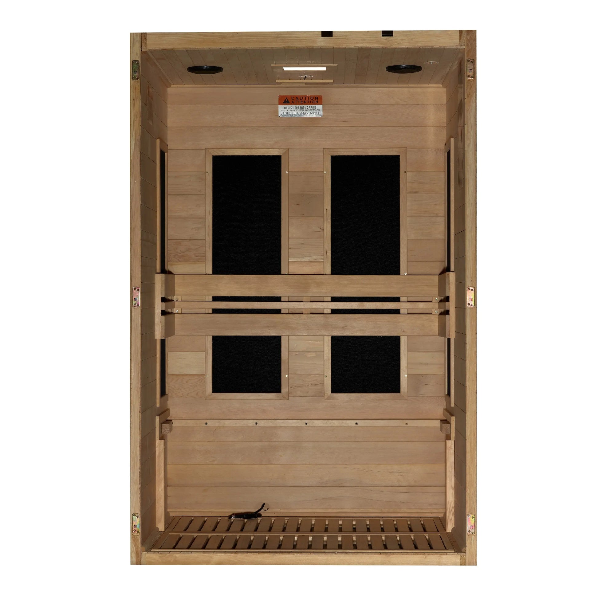 Maxxus "S-Line" Yoga 2-Person Low EMF FAR Infrared Sauna (MX-S206-01) Maxxus