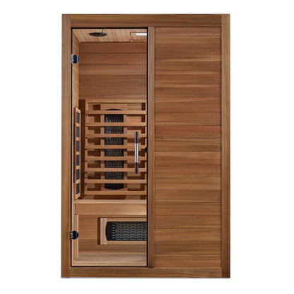 Maxxus "S-Line"Yoga 2-Person Full Spectrum Near Zero EMF FAR Infrared Sauna (MX-S206-01-FS-PC) Maxxus