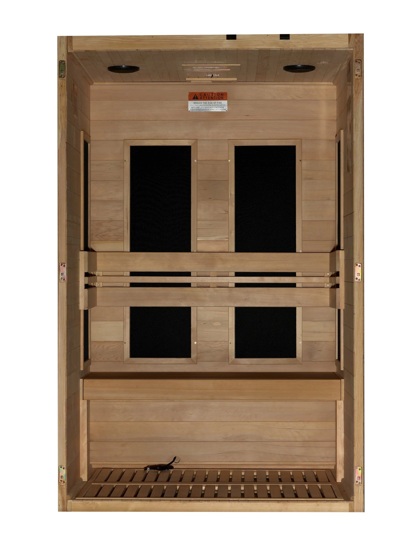 Maxxus "S-Line" Yoga 2-Person Low EMF FAR Infrared Sauna (MX-S206-01) Maxxus