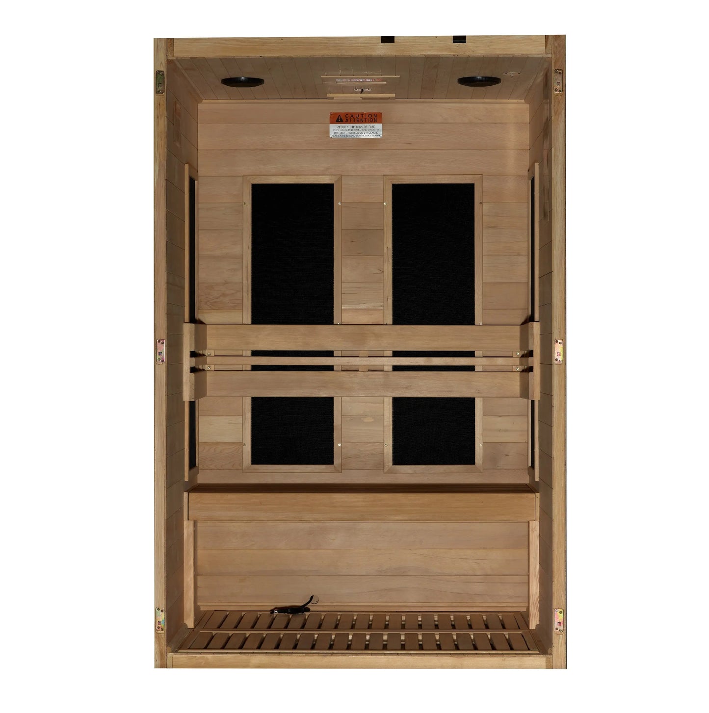 Maxxus "S-Line" Yoga 2-Person Low EMF FAR Infrared Sauna (MX-S206-01) Maxxus