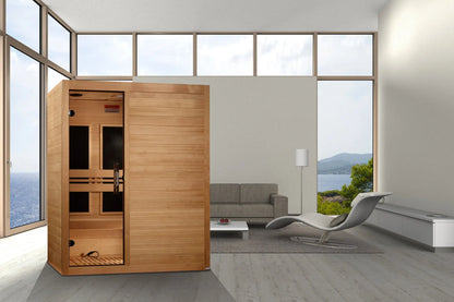 Maxxus "S-Line" Yoga 3-Person Ultra Low EMF FAR Infrared Sauna (MX-S306-01  Elite) Maxxus