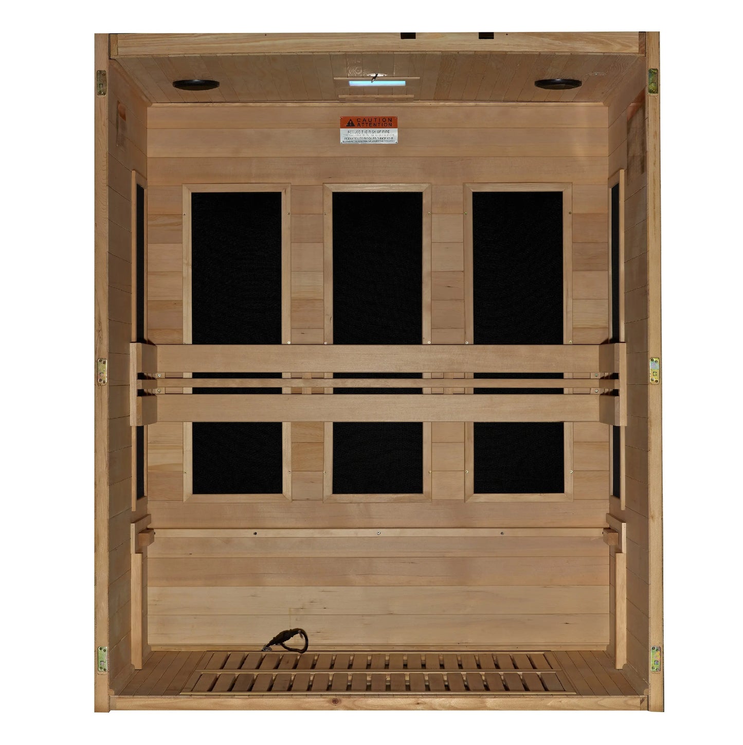 Maxxus "S-Line" Yoga 3-Person Low EMF FAR Infrared Sauna (MX-S306-01) Maxxus
