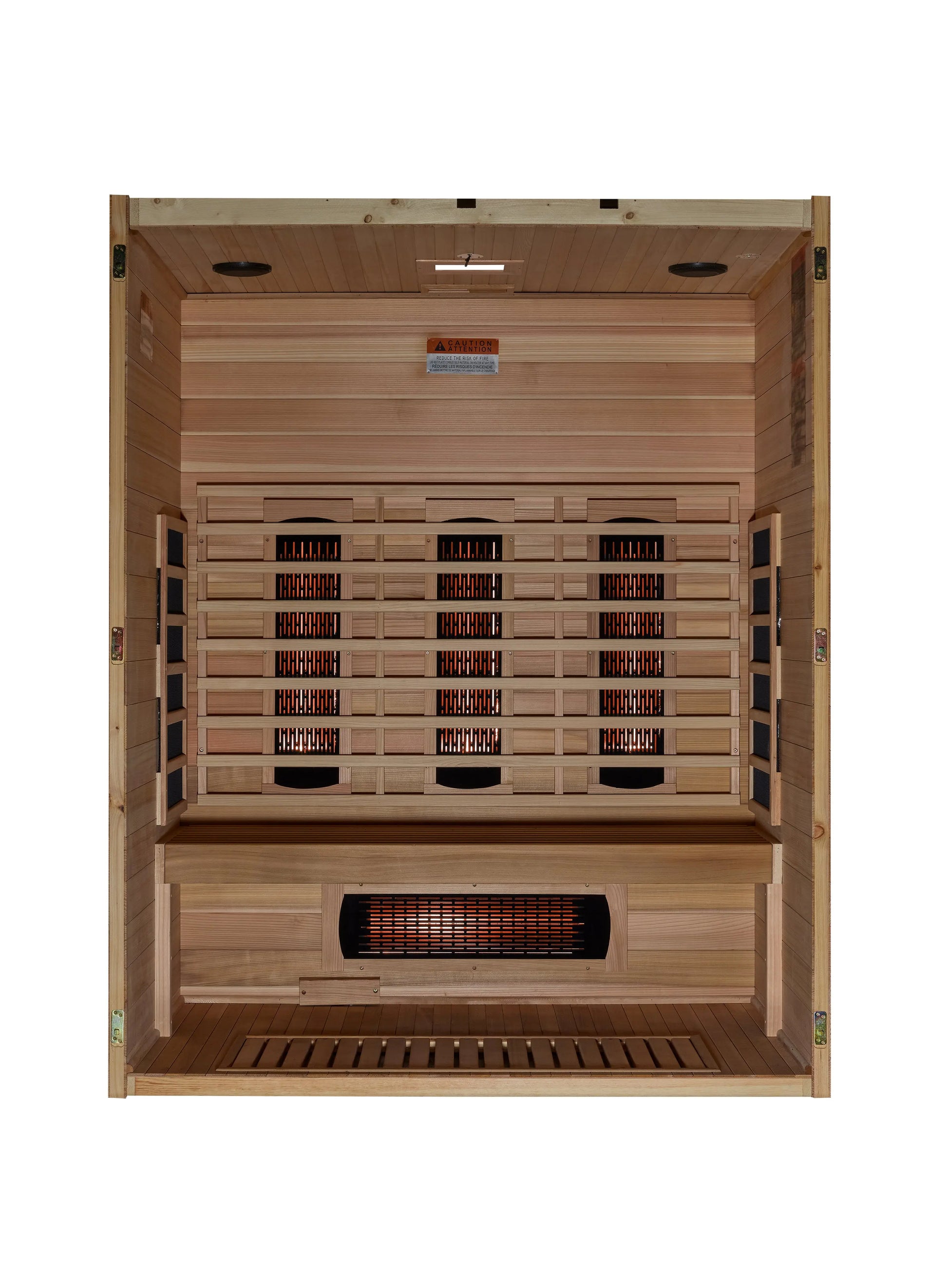 Maxxus "S-Line" Yoga 3-Person Full Spectrum Near Zero FAR Infrared Sauna (MX-S306-01-FS-PC) Maxxus