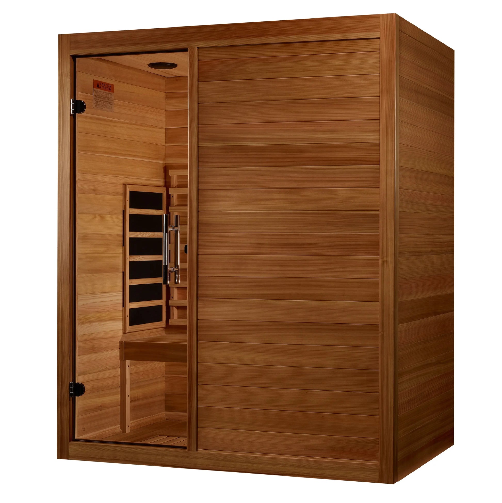 Maxxus "S-Line" Yoga 3-Person Full Spectrum Near Zero FAR Infrared Sauna (MX-S306-01-FS-PC) Maxxus