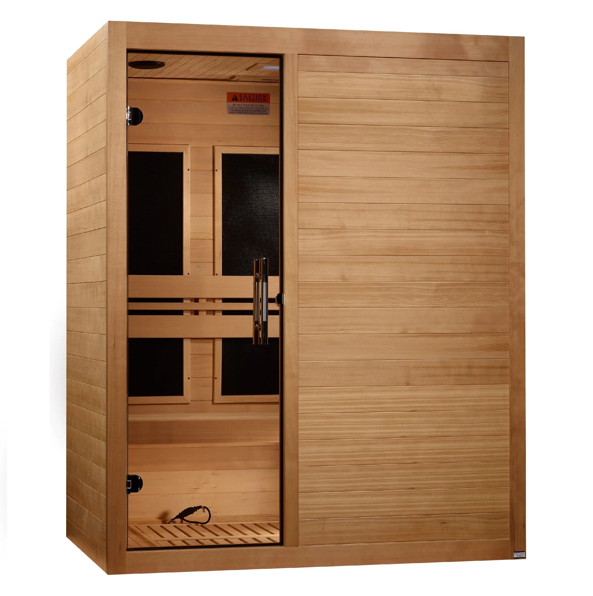 Maxxus "S-Line" Yoga 3-Person Low EMF FAR Infrared Sauna (MX-S306-01) Maxxus