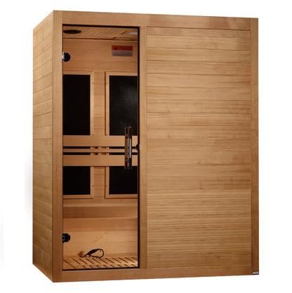 Maxxus "S-Line" Yoga 3-Person Low EMF FAR Infrared Sauna (MX-S306-01) Maxxus