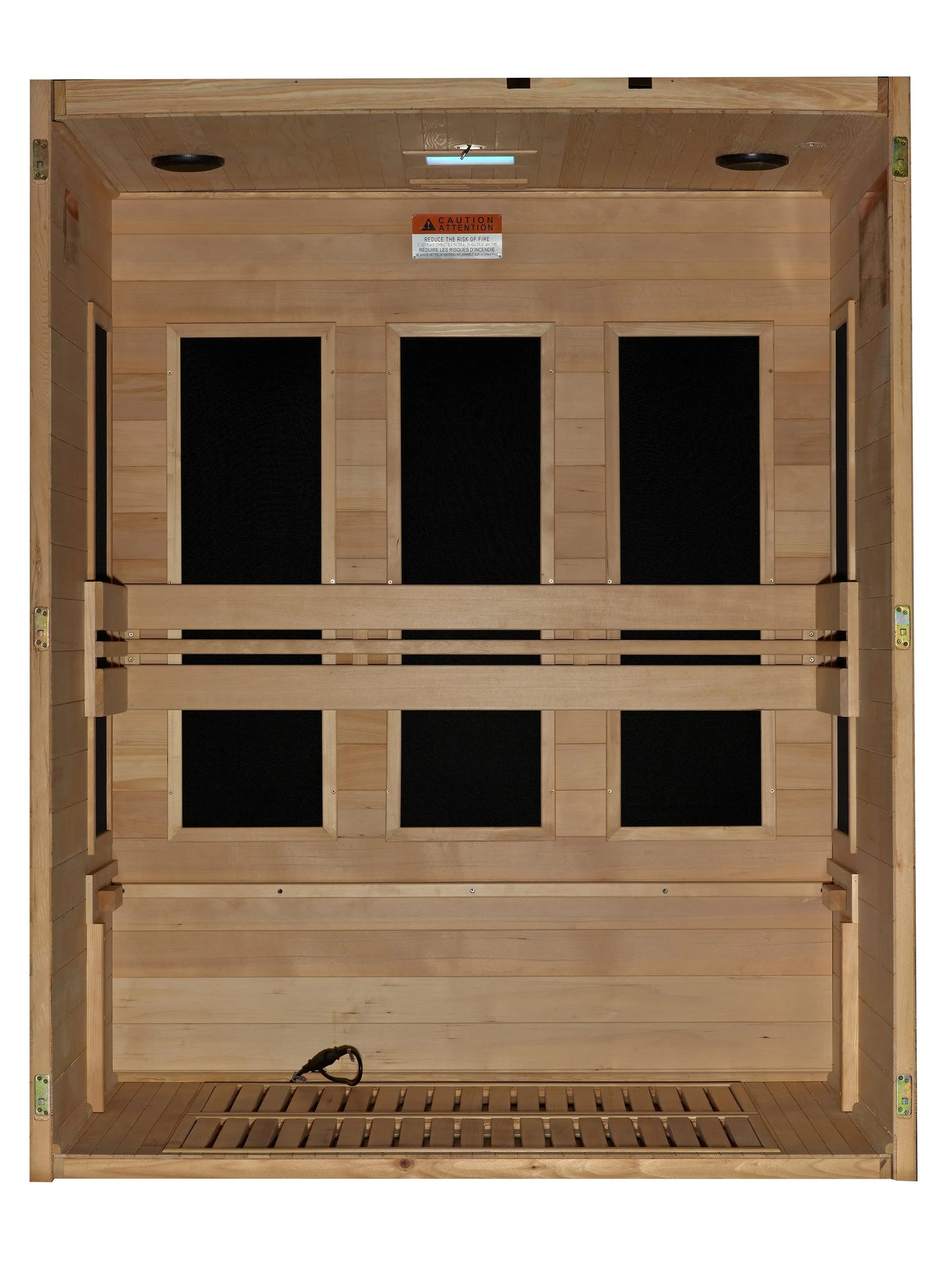 Maxxus "S-Line" Yoga 3-Person Ultra Low EMF FAR Infrared Sauna (MX-S306-01  Elite) Maxxus
