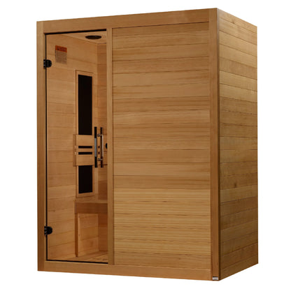 Maxxus "S-Line" Yoga 3-Person Ultra Low EMF FAR Infrared Sauna (MX-S306-01  Elite) Maxxus