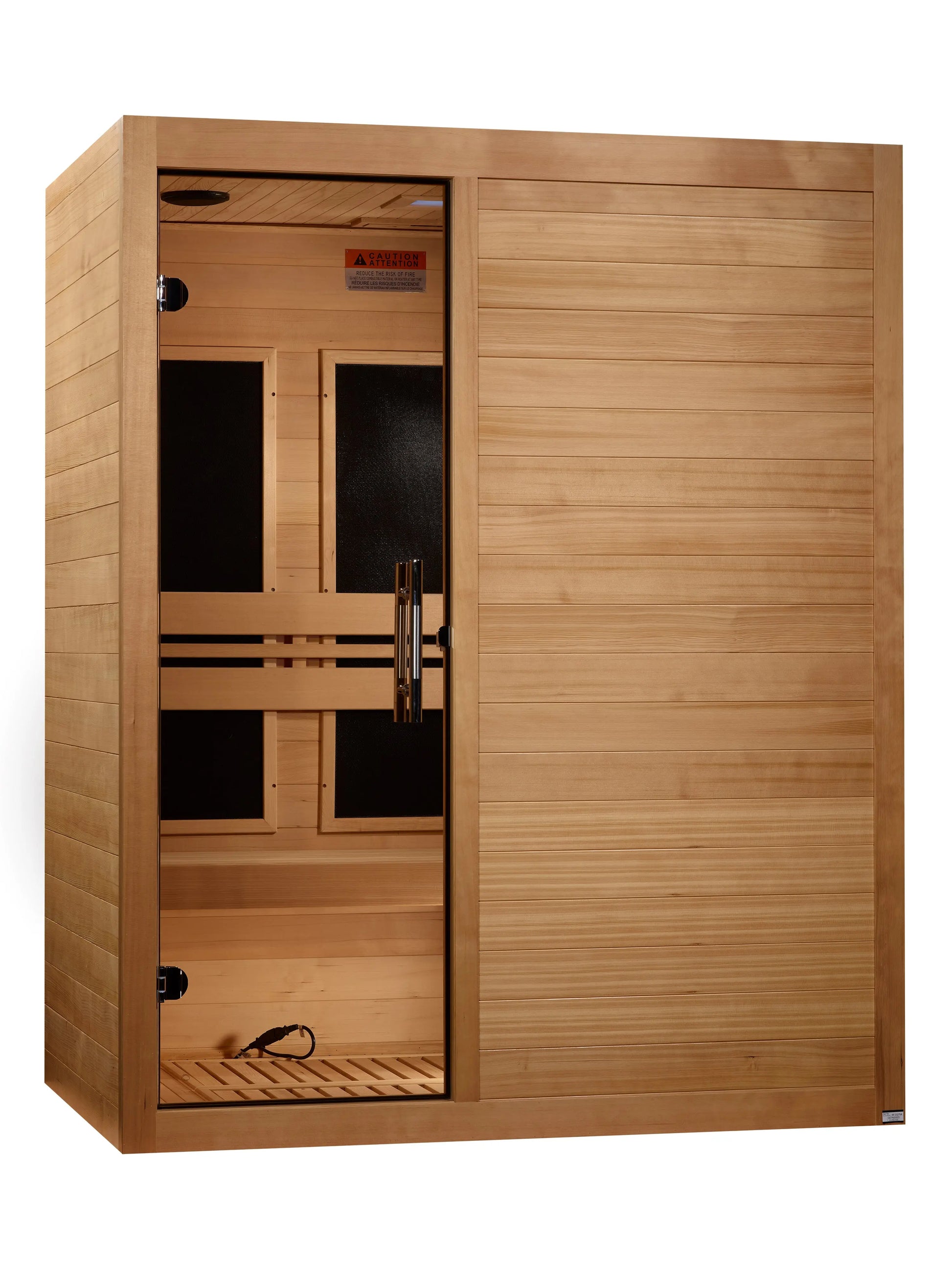 Maxxus "S-Line" Yoga 3-Person Low EMF FAR Infrared Sauna (MX-S306-01) Maxxus