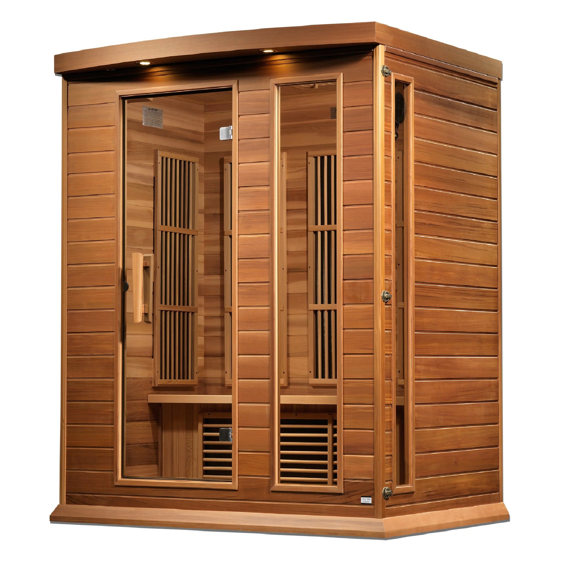 Maxxus 3-Person Near Zero EMF FAR Infrared Sauna (MX-K306-01-ZF CED) Maxxus