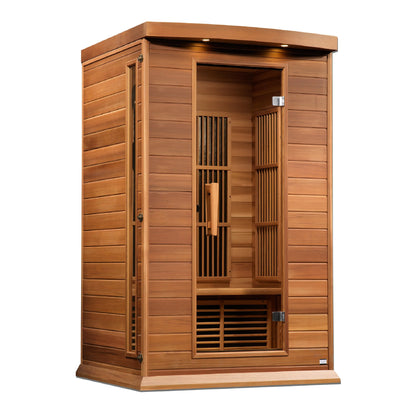 Maxxus 2-Person Near Zero EMF FAR Infrared Sauna (MX-K206-01 ZF CED) Maxxus