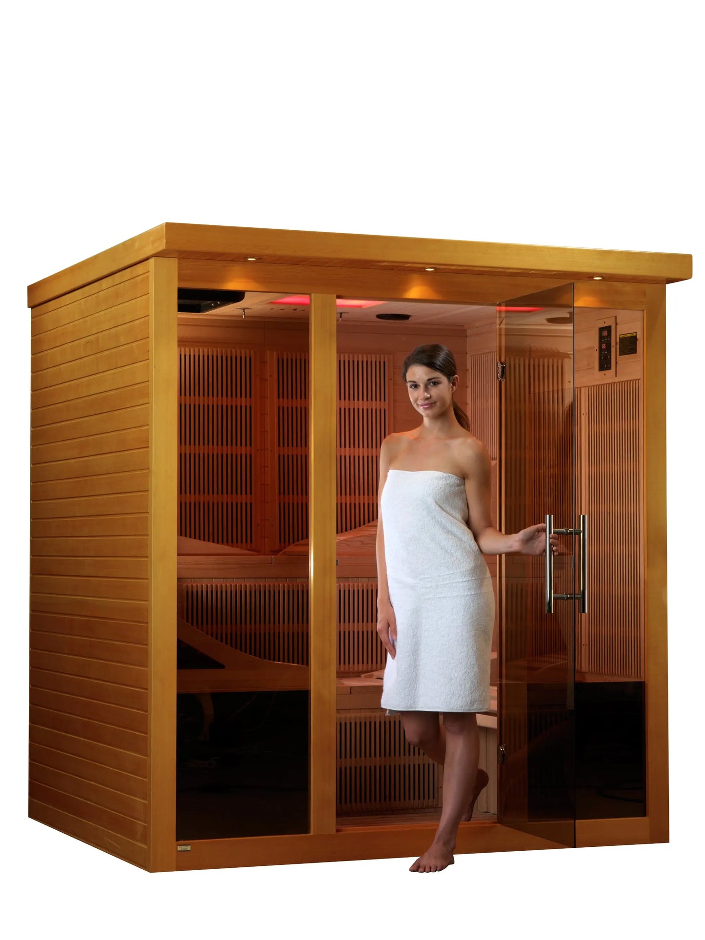 Dynamic "Monaco" Elite 6-Person Ultra Low EMF FAR Infrared Sauna (DYN-6996-01 Elite) Dynamic Saunas