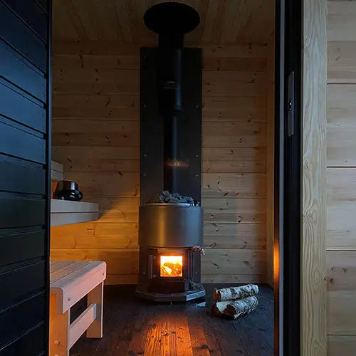 Narvi Luosto VS (Wood-Burning Sauna Stove, Watertank, 16kW) Narvi