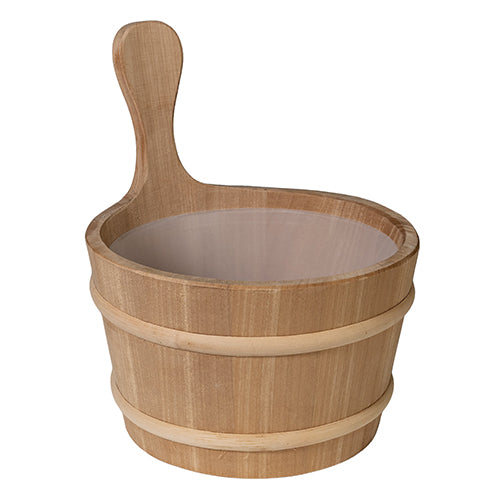 PROSAUNAS Lined Wood Sauna Bucket 4L