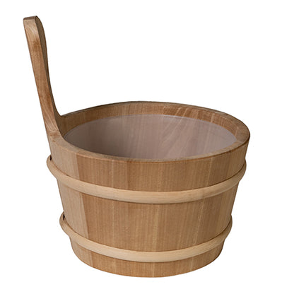 PROSAUNAS Lined Wood Sauna Bucket 4L