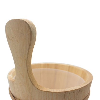 PROSAUNAS Lined Wood Sauna Bucket 4L