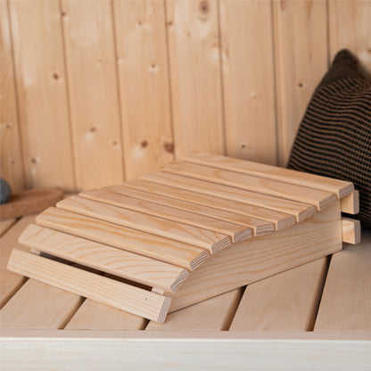PROSAUNAS Curved Wooden Sauna Headrestac