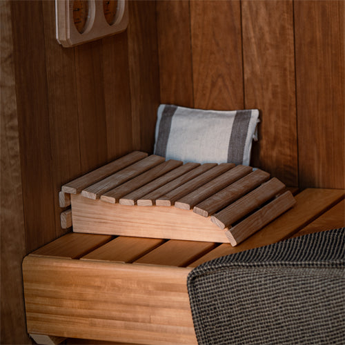 PROSAUNAS Curved Wooden Sauna Headrestac